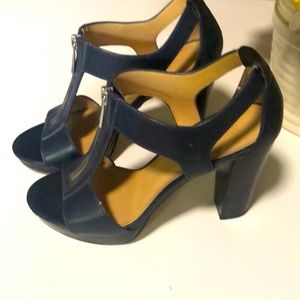 Michael Kors Berkley Navy Platform Sandal